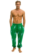 Classic BOLT STITCH REPEAT SWEATPANTS - KELLY GREEN BLUE