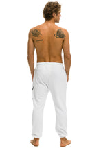 Classic BOLT STITCH SWEATPANTS - WHITE BLACK