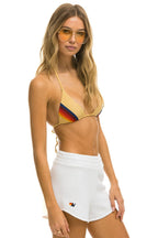 Classic BOLT STITCH LOUNGER SHORTS - WHITE BLACK