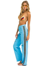 Classic BOLT STRIPE HI RISE WIDE-LEG GYPSY JEAN - SKY