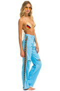 Classic BOLT STRIPE HI RISE WIDE-LEG GYPSY JEAN - SKY