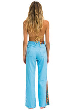Classic BOLT STRIPE HI RISE WIDE-LEG GYPSY JEAN - SKY