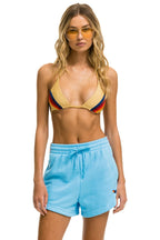 Classic BOLT STRIPE WOMENS LOUNGER SHORT - SKY