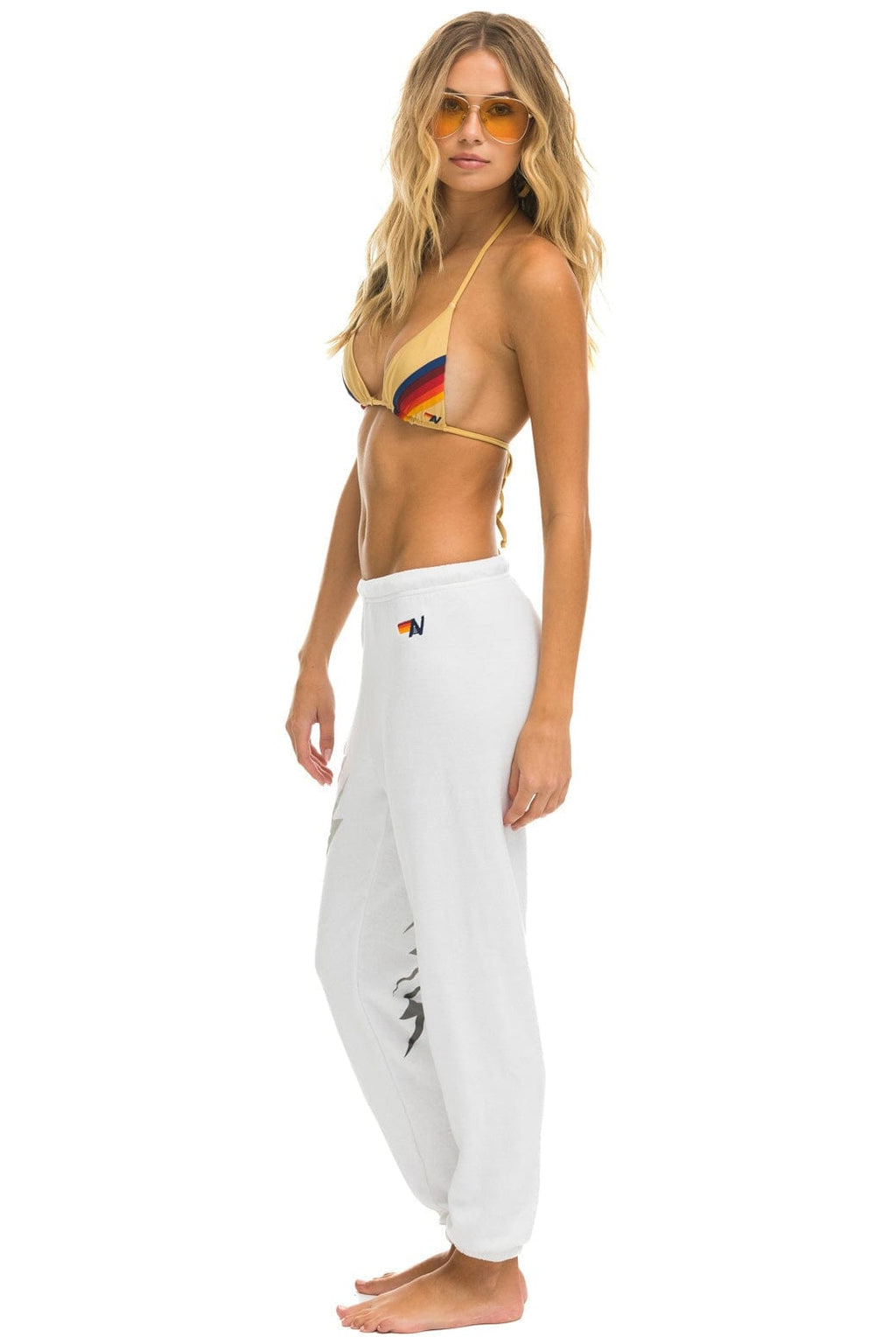 Classic BOLT GRADIENT SWEATPANTS - WHITE GREY