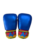 Classic BOXING GLOVES - BLUE WHITE