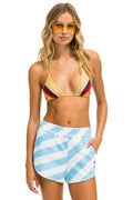 Classic CAUTION WOMENS LOUNGER SHORT - WHITE SKY