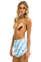 Classic CAUTION WOMENS LOUNGER SHORT - WHITE SKY