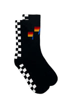 Classic CHECKERED SOCK - BLACK WHITE