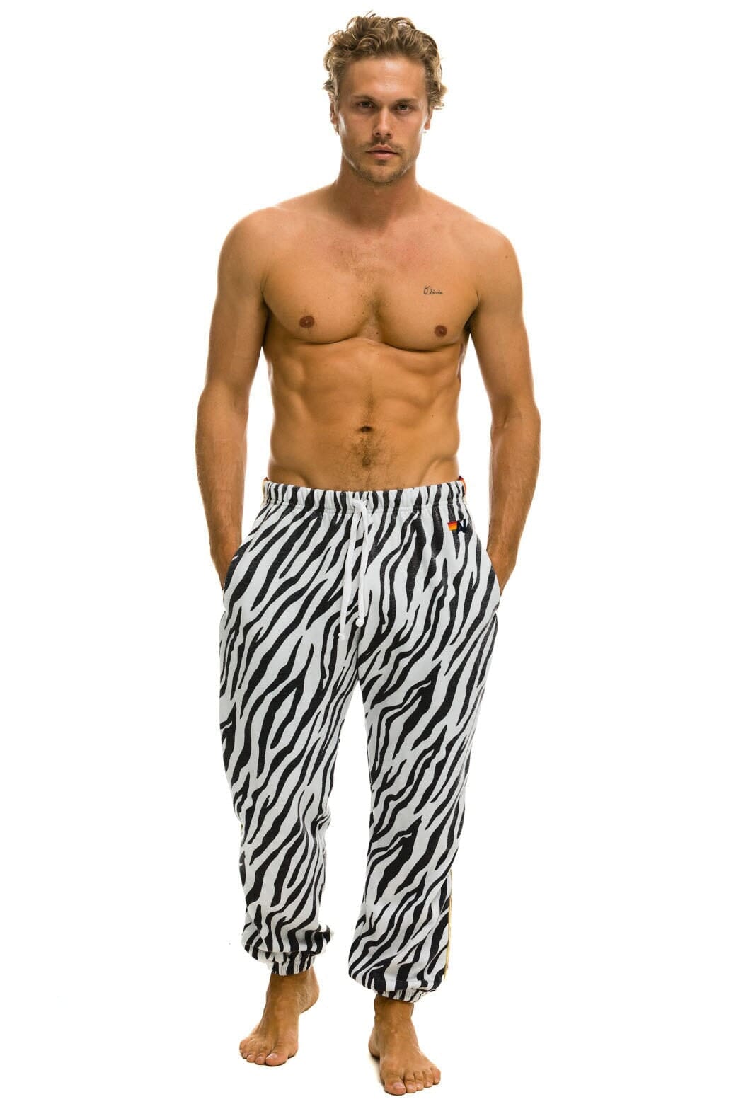 Classic CLASSIC SWEATPANTS - ZEBRA
