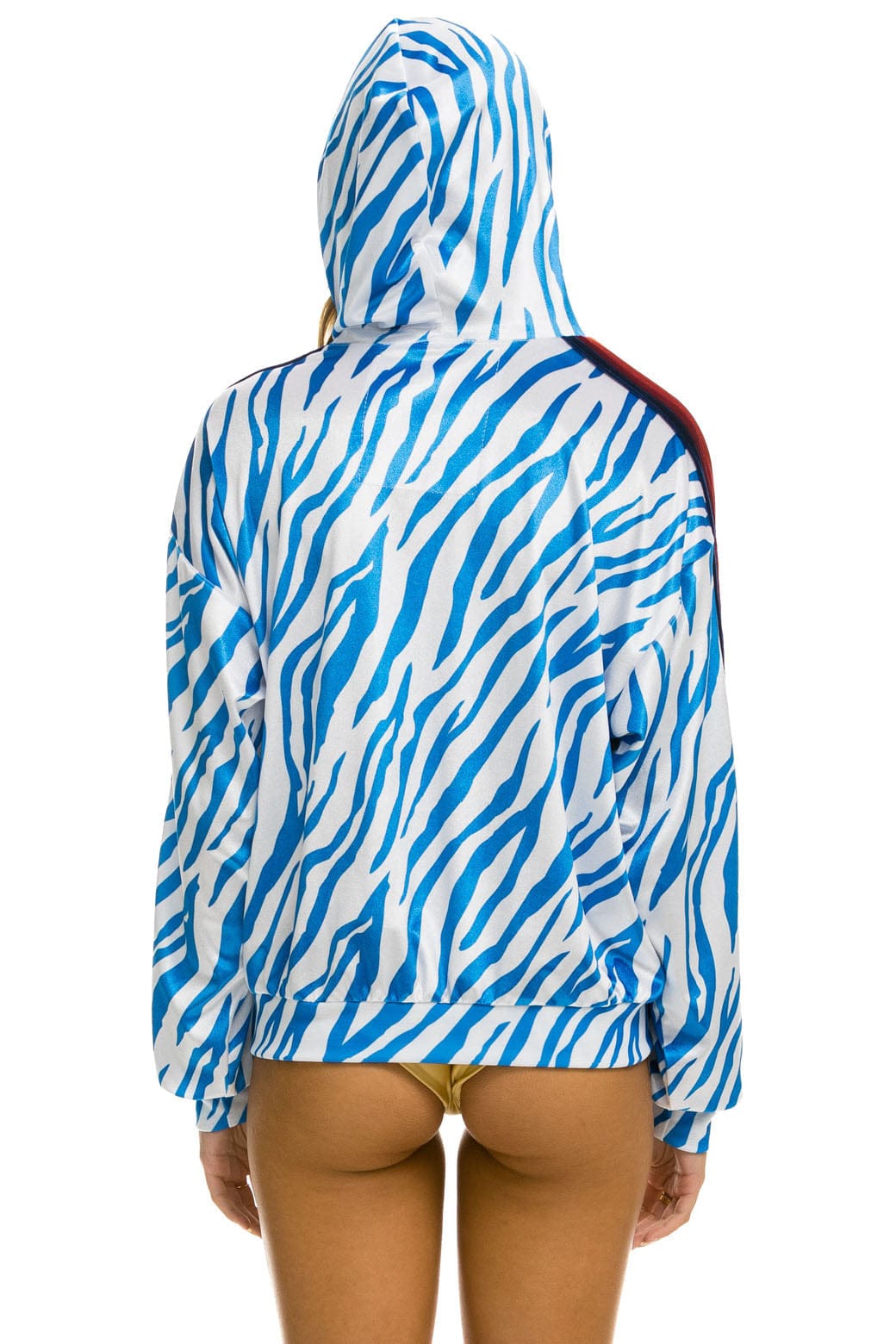 Classic CLASSIC VELVET RELAXED PULLOVER HOODIE - BLUE TIGER