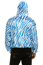 Classic CLASSIC VELVET RELAXED PULLOVER HOODIE - BLUE TIGER