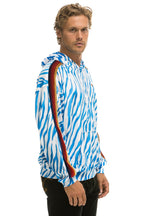 Classic CLASSIC VELVET RELAXED PULLOVER HOODIE - BLUE TIGER