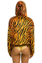 Classic CLASSIC VELVET RELAXED PULLOVER HOODIE - TIGER