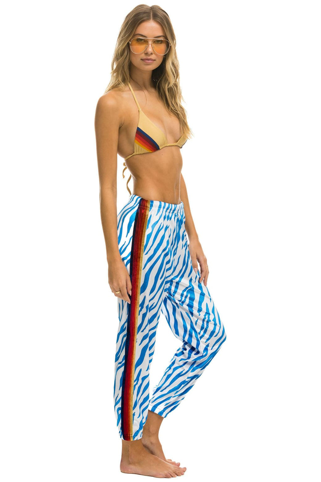 Classic CLASSIC VELVET SWEATPANTS - BLUE TIGER
