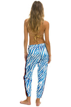 Classic CLASSIC VELVET SWEATPANTS - BLUE TIGER