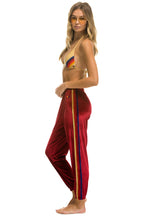 Classic CLASSIC VELVET SWEATPANTS - RED