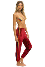 Classic CLASSIC VELVET SWEATPANTS - RED