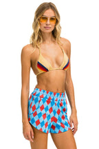 Classic DIAMOND REPEAT LOUNGER SHORTS - SKY