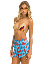 Classic DIAMOND REPEAT LOUNGER SHORTS - SKY