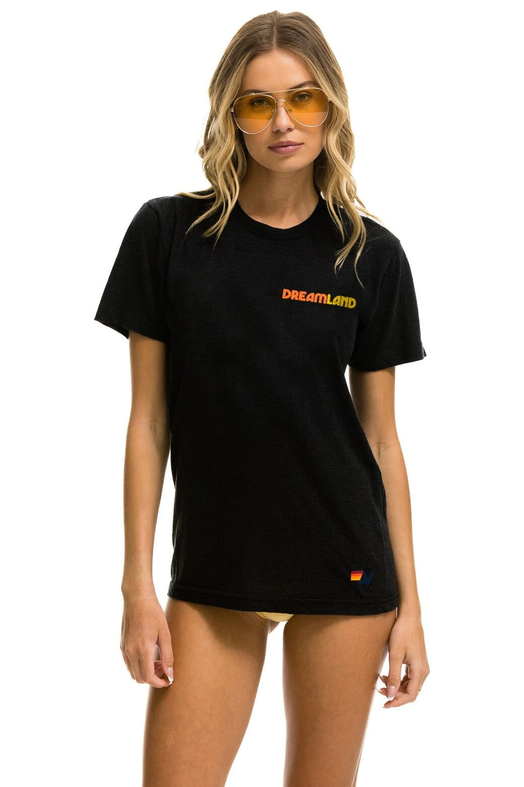 Classic DREAMLAND LOGO UNISEX CREW TEE - BLACK