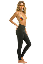 Classic FULL LENGTH HI-RISE BOLT FADE LEGGINGS - CHARCOAL