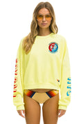 Classic GOV BALL 2024 CREW SWEATSHIRT RELAXED - NEON YELLOW