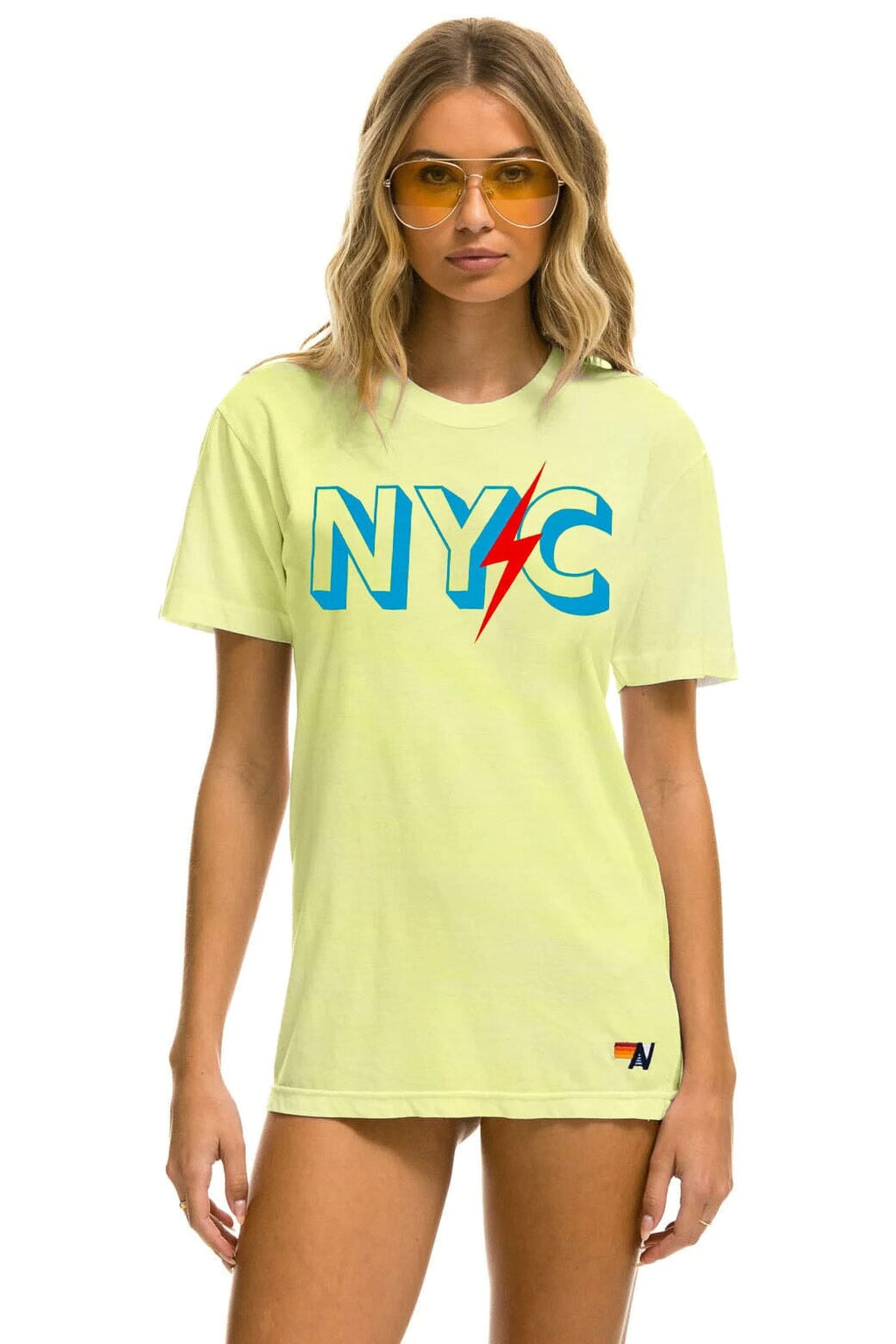Classic GOV BALL 2024 UNISEX CREW TEE - NEON YELLOW