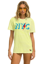 Classic GOV BALL 2024 UNISEX CREW TEE - NEON YELLOW