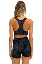 Classic HAND DYED SPORTS BRA - TIE DYE CRYSTAL SMOKE