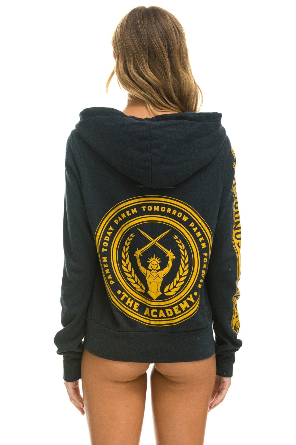 Classic HUNGER GAMES ZIP HOODIE - CHARCOAL