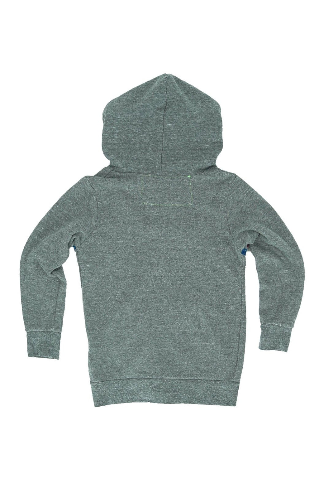 Classic KIDS 5 STRIPE HOODIE - HEATHER GREY BLUE STRIPES
