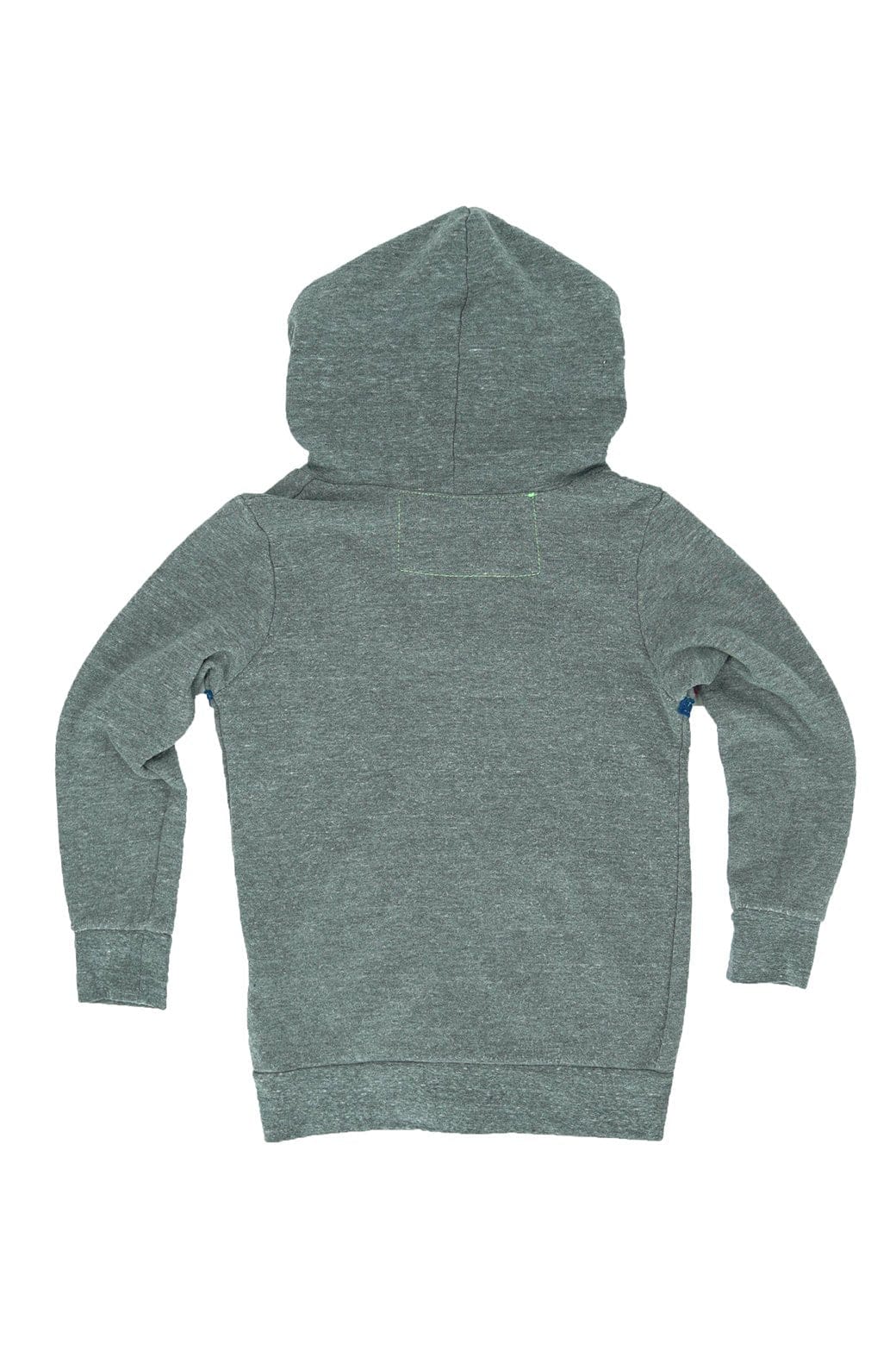 Classic KIDS 5 STRIPE HOODIE - HEATHER GREY BLUE STRIPES