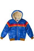 Classic KIDS 5 STRIPE TREKKER JACKET - GLOSSY SNORKEL BLUE