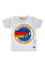 Classic KIDS AVIATOR NATION HAIGHT ASHBURY TEE - WHITE