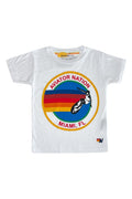 Classic KIDS AVIATOR NATION MIAMI TEE - WHITE