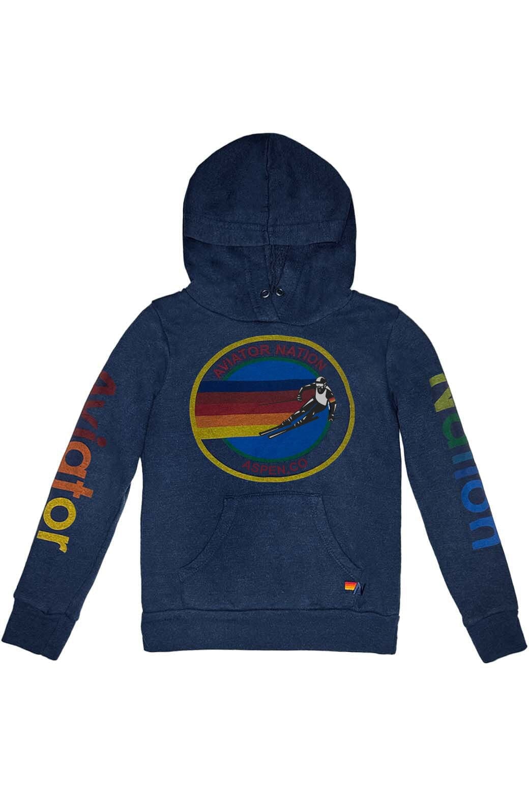 Classic KIDS AVIATOR NATION ASPEN PULLOVER HOODIE - NAVY