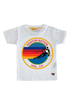 Classic KIDS AVIATOR NATION VAIL TEE - WHITE