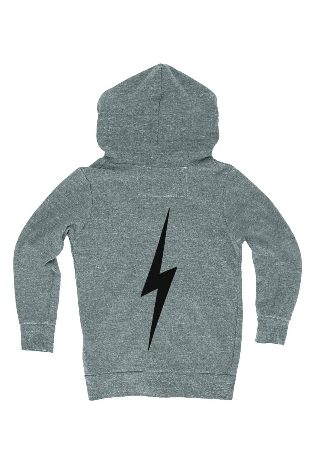 Classic KIDS BOLT PRINT ZIP HOODIE - HEATHER GREY