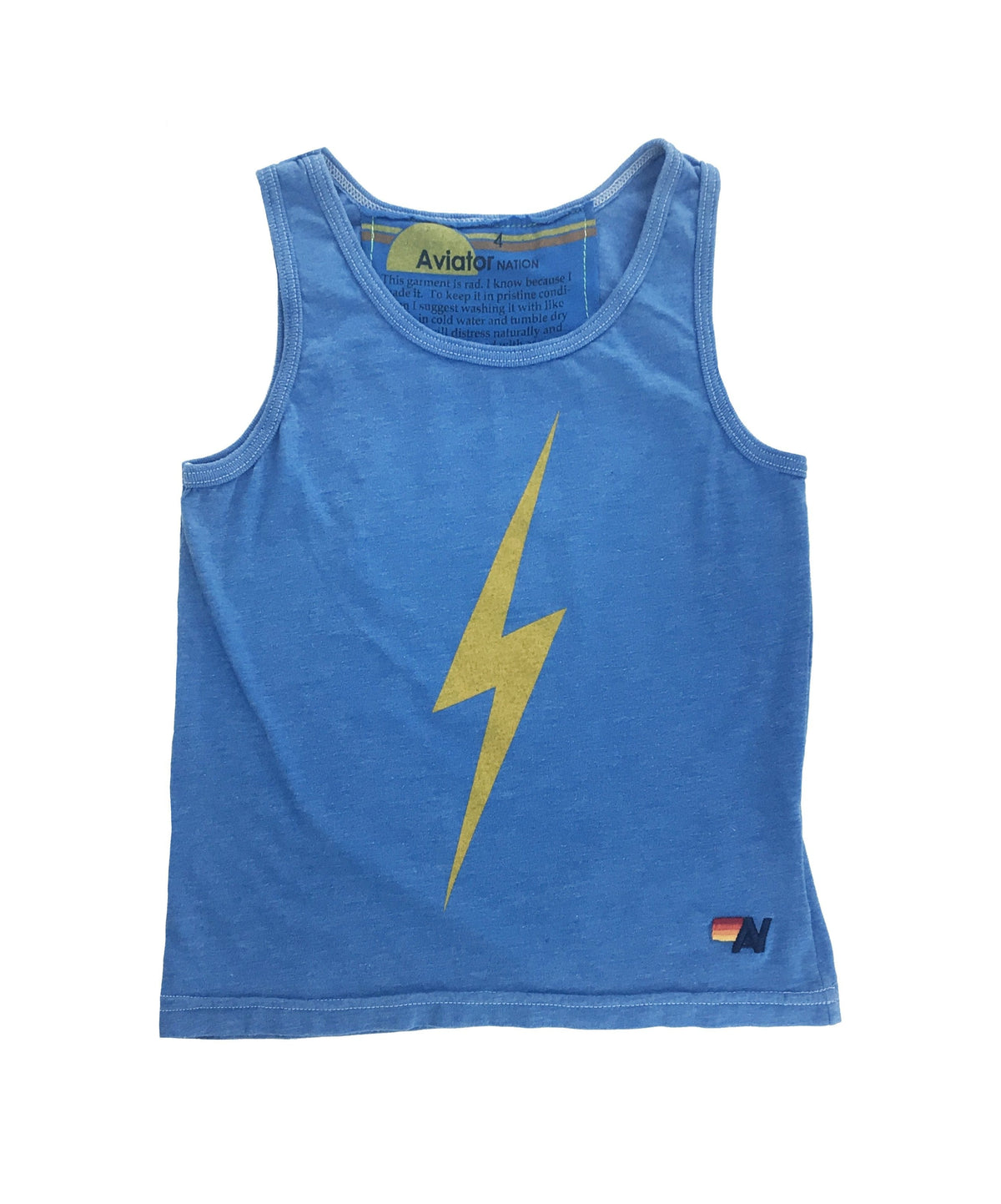 Classic KIDS BOLT TANK - NEON BLUE