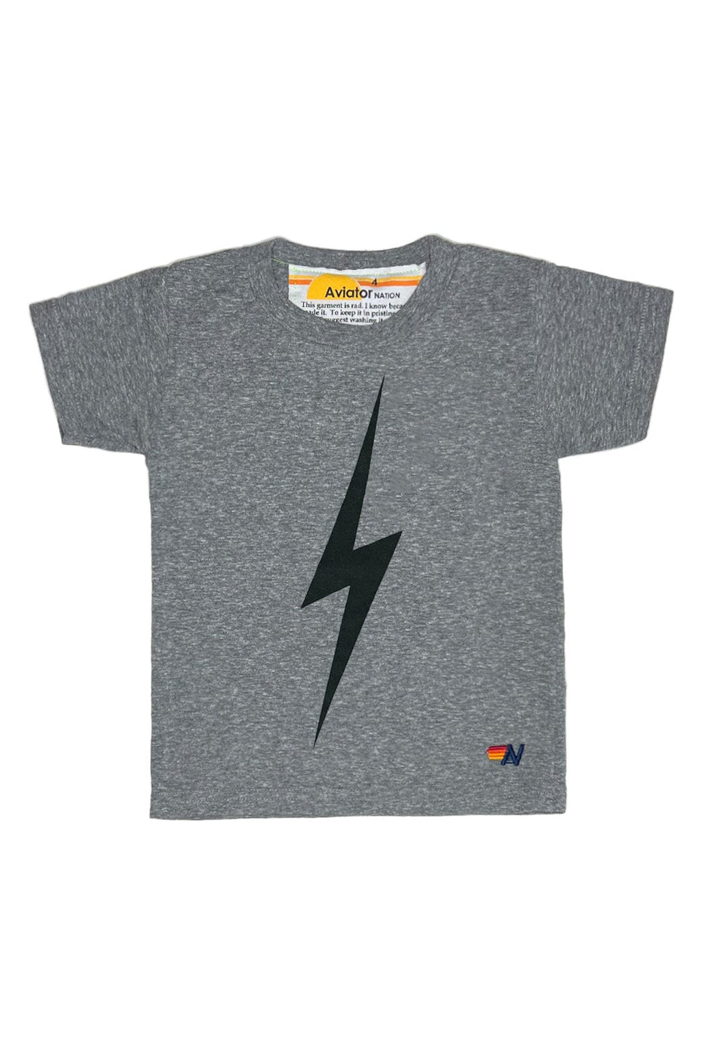 Classic KIDS BOLT TEE - HEATHER GREY