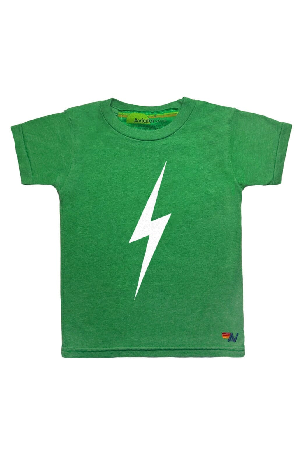 Classic KIDS BOLT TEE - KELLY GREEN