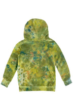 Classic KIDS HAND DYED ZIP HOODIE - TIE DYE GREEN YELLOW
