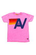Classic KIDS LOGO TEE - NEON PINK