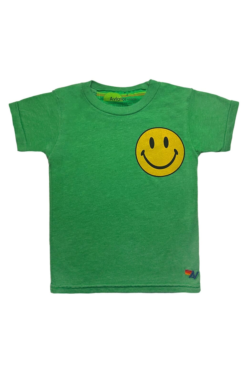 Classic KIDS SMILEY 2 TEE - KELLY GREEN