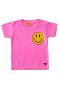 Classic KIDS SMILEY 2 TEE - NEON PINK