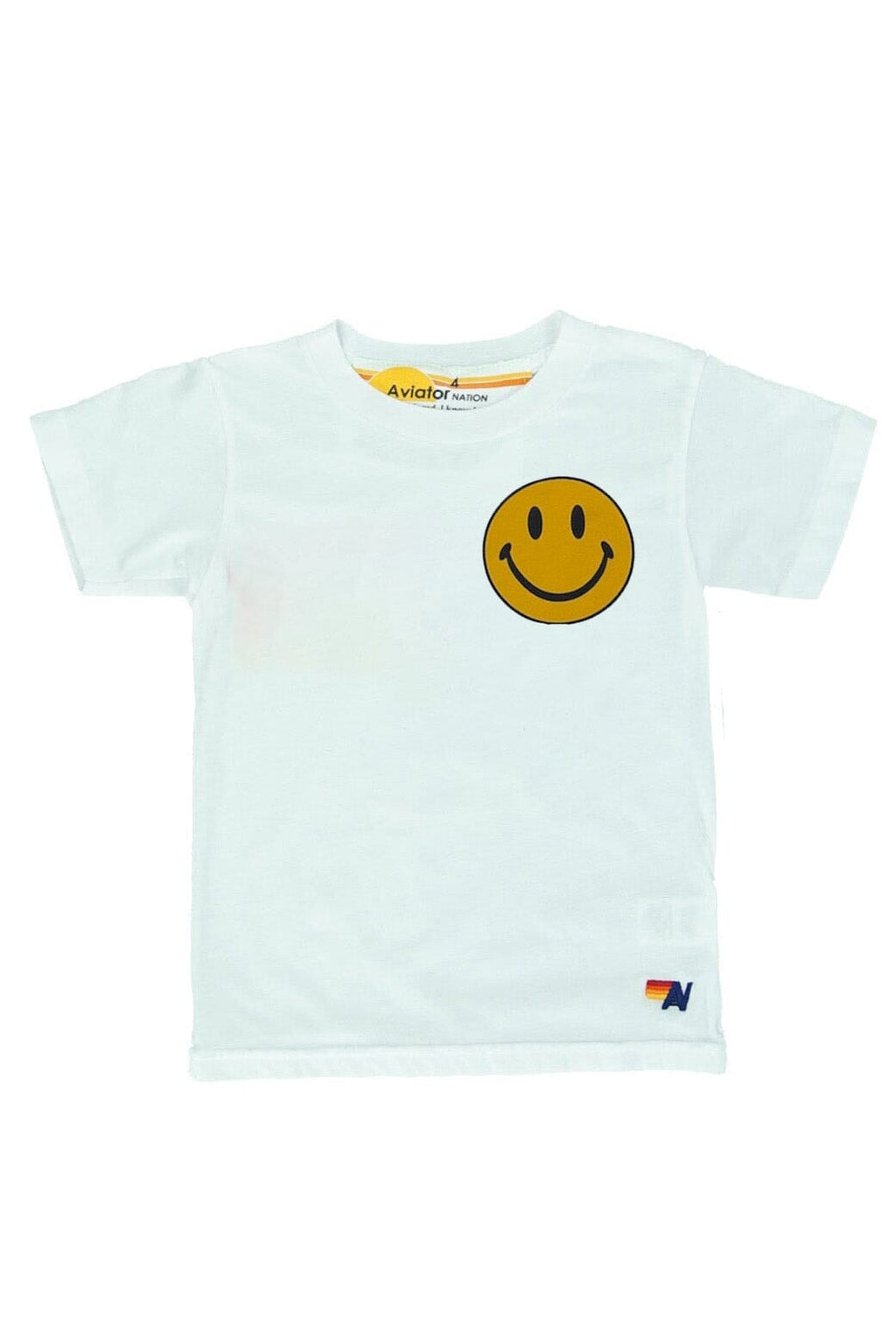 Classic KIDS SMILEY 2 TEE - WHITE