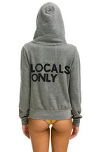 Classic LOCALS ONLY HOODIE - HEATHER GREY