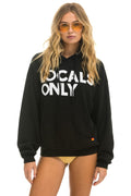 Classic LOCALS ONLY RELAXED PULLOVER HOODIE - BLACK