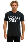 Classic LOCALS ONLY TEE - CHARCOAL