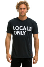 Classic LOCALS ONLY TEE - CHARCOAL